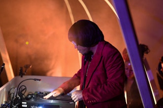 DJ Pee .Wee (aka Anderson Paak) at the Met Gala After-Party with SZA