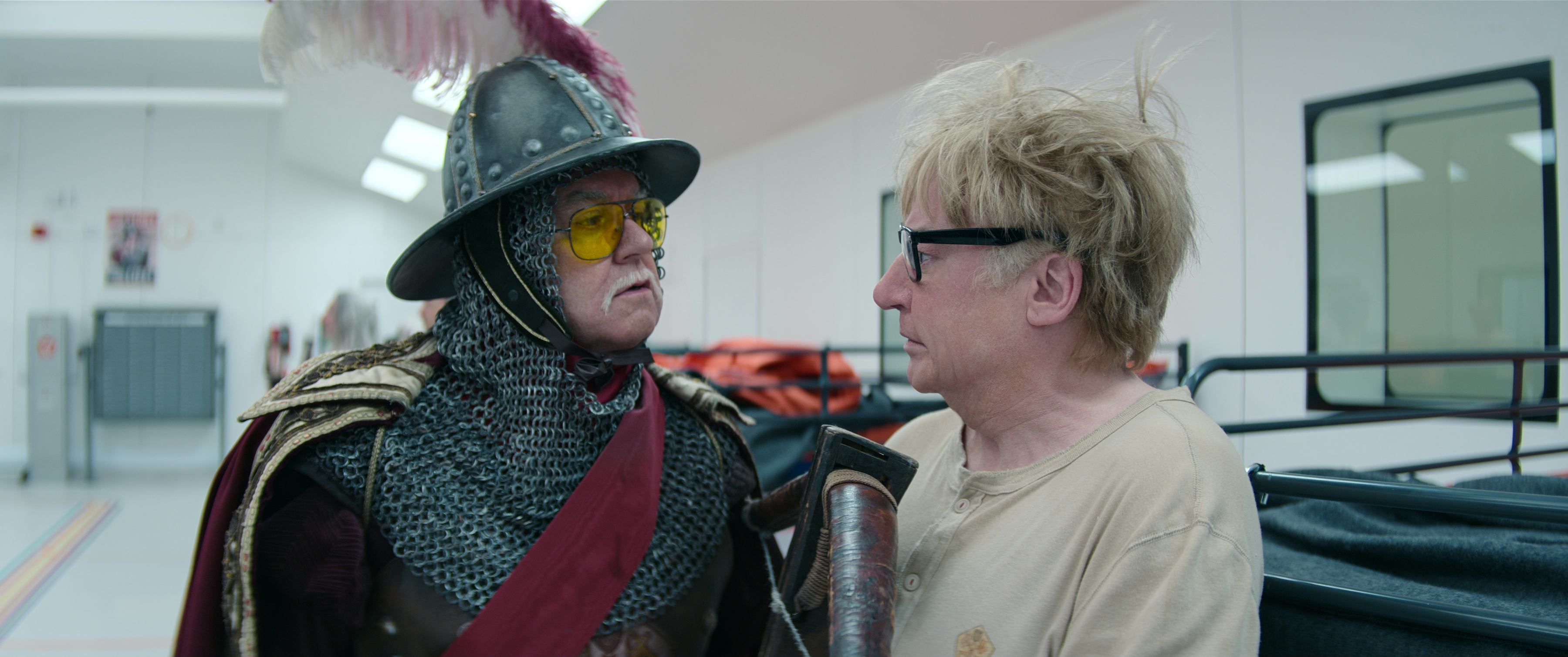 Richard McCabe as Exalted Pikeman Higgins, Mike Myers as Ken Scarborough in episode 103 of &lsquo;The Pent&hellip;