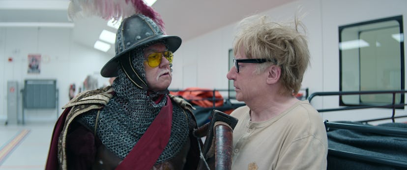 Richard McCabe as Exalted Pikeman Higgins, Mike Myers as Ken Scarborough in episode 103 of ‘The Pent…