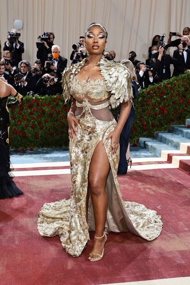 Megan Thee Stallion attends The 2022 Met Gala Celebrating "In America: An Anthology of Fashion" at T...
