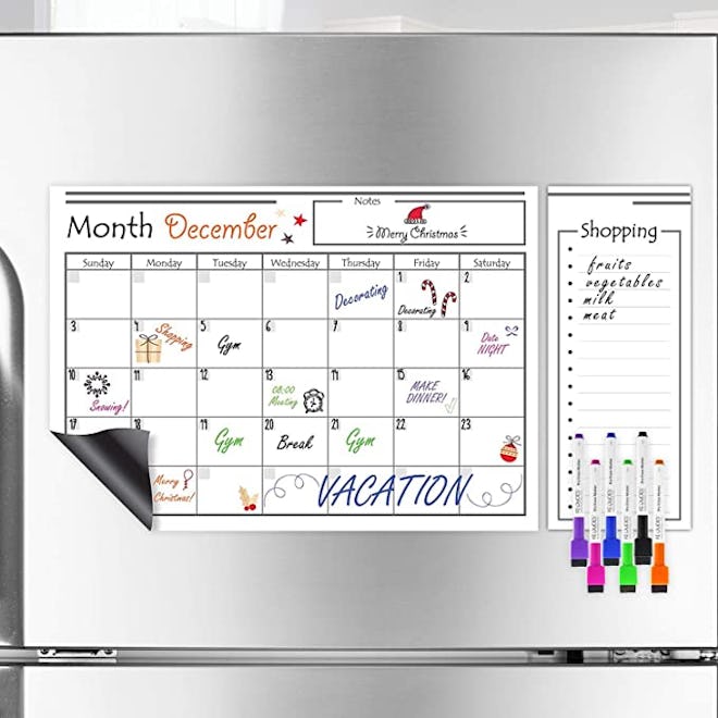 Kedudes Magnetic Dry Erase Calendar Set