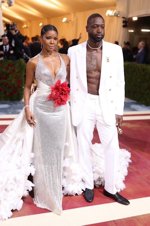 Gabrielle Union and Dwyane Wade attend The 2022 Met Gala 