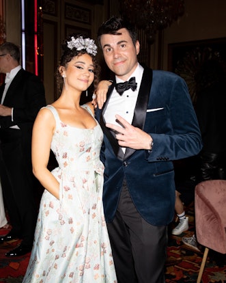 Lena Manfouf and Mark Rober at the Met Gala After-Party with SZA