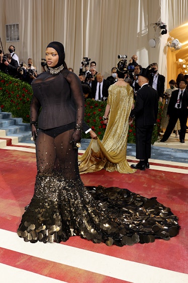 Precious Lee attends The 2022 Met Gala Celebrating "In America: An Anthology of Fashion" at The Metr...