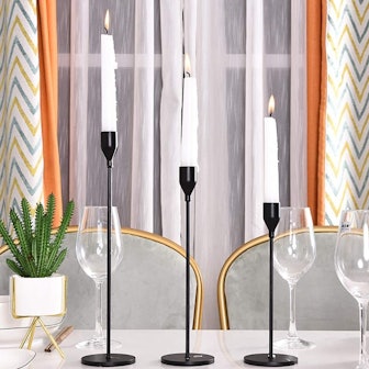 SUJUN Taper Candle Holders (3-Pack)