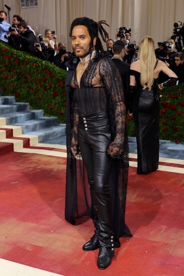 Lenny Kravitz attends The 2022 Met Gala Celebrating "In America: An Anthology of Fashion" at The Met...