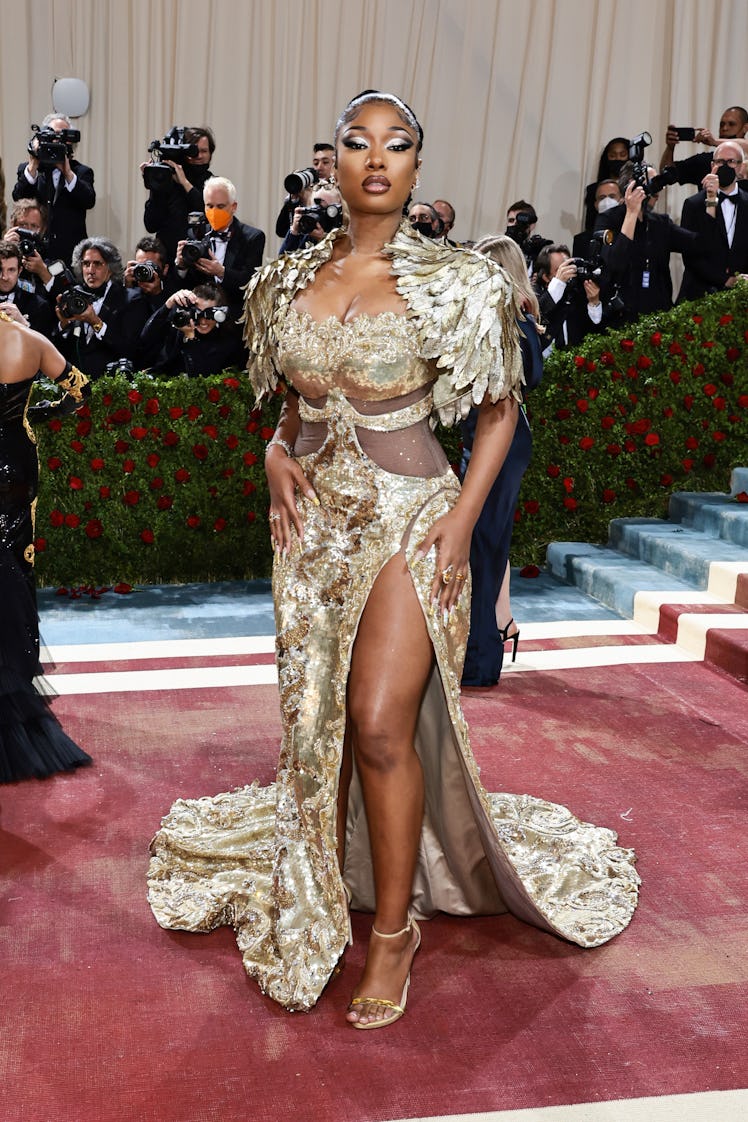 Megan Thee Stallion attends The 2022 Met Gala Celebrating "In America: An Anthology of Fashion" at T...