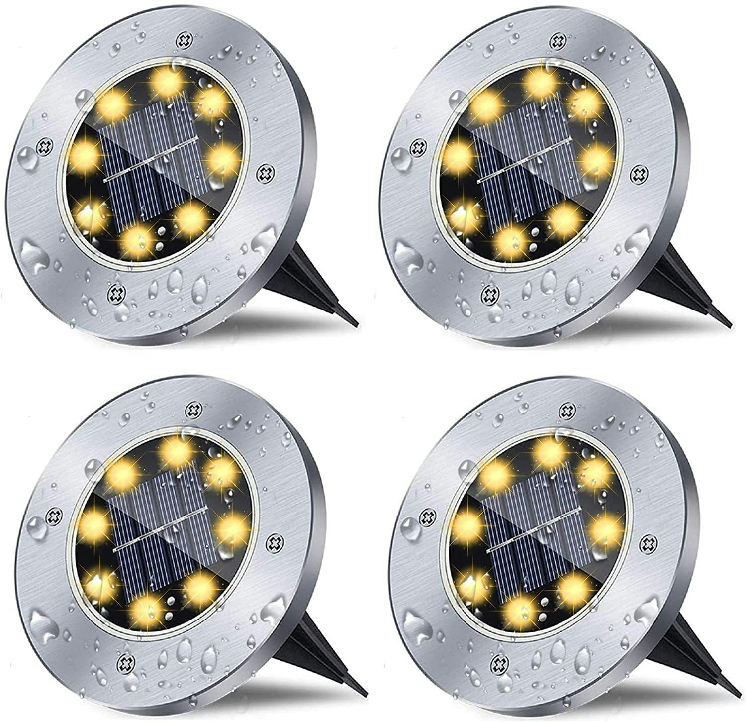 Rayolon Waterproof Solar Ground Lights