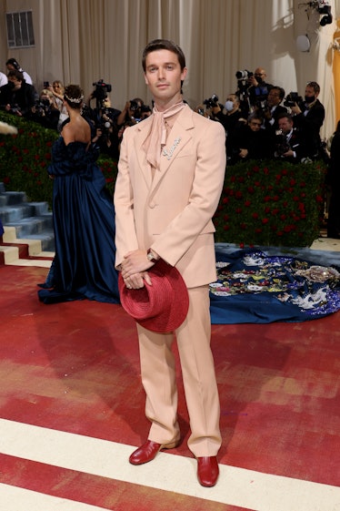Patrick Schwarzenegger attends The 2022 Met Gala Celebrating "In America: An Anthology of Fashion" a...