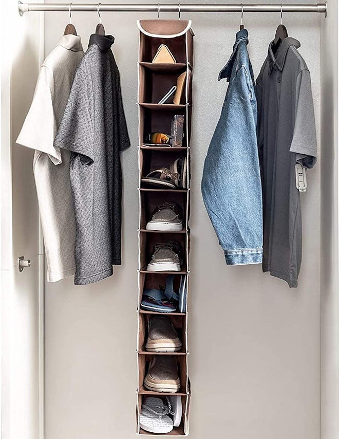 Zober 10-Shelf Hanging Shoe Organizer