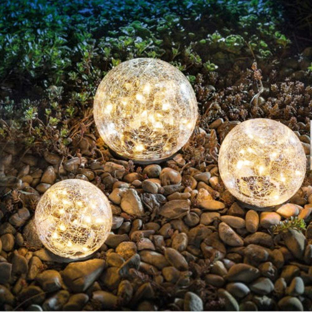 Bannad Cracked Glass Ball Solar Lights