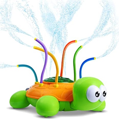 When it comes to backyard toys for summer, a silly sprinkler is a must-have.