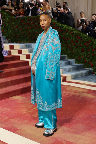 Lena Waithe attends The 2022 Met Gala Celebrating "In America: An Anthology of Fashion" at The Metro...
