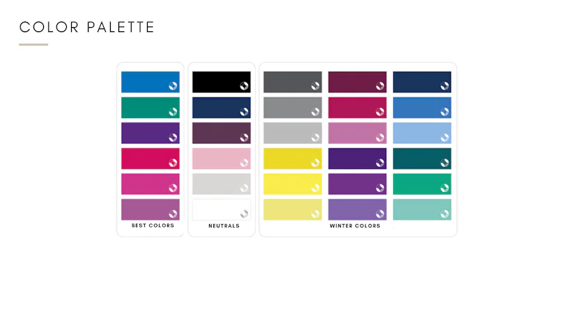 Clothes Color Visualiser I Tried A Color Analysis Test To Determine The Clothing Shades I Should ...