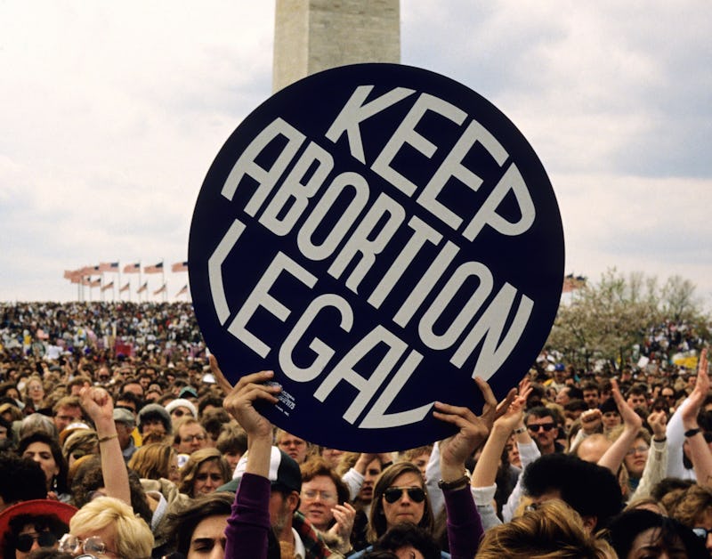 The largest pro-choice rally to ever assemble against any possible Supreme Court reversal of Roe v. ...