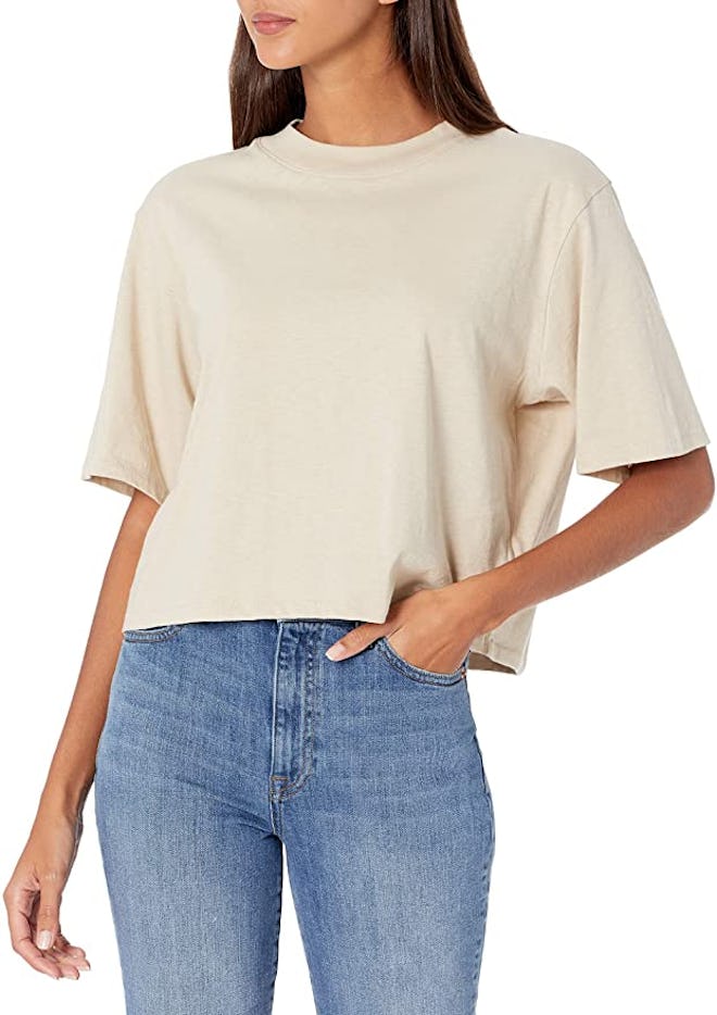 The Drop Sydney Cropped Crew Neck T-shirt