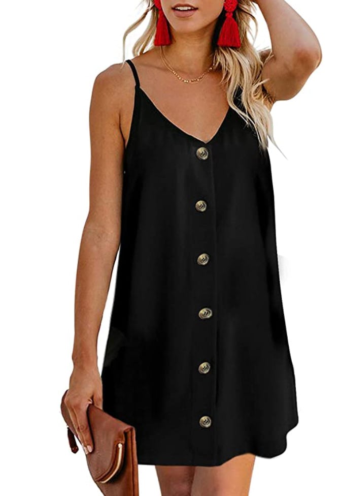 AlvaQ Button Down Mini Dress