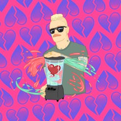 Eve 6 Guy Max Collins Heart in a Blender column illustration