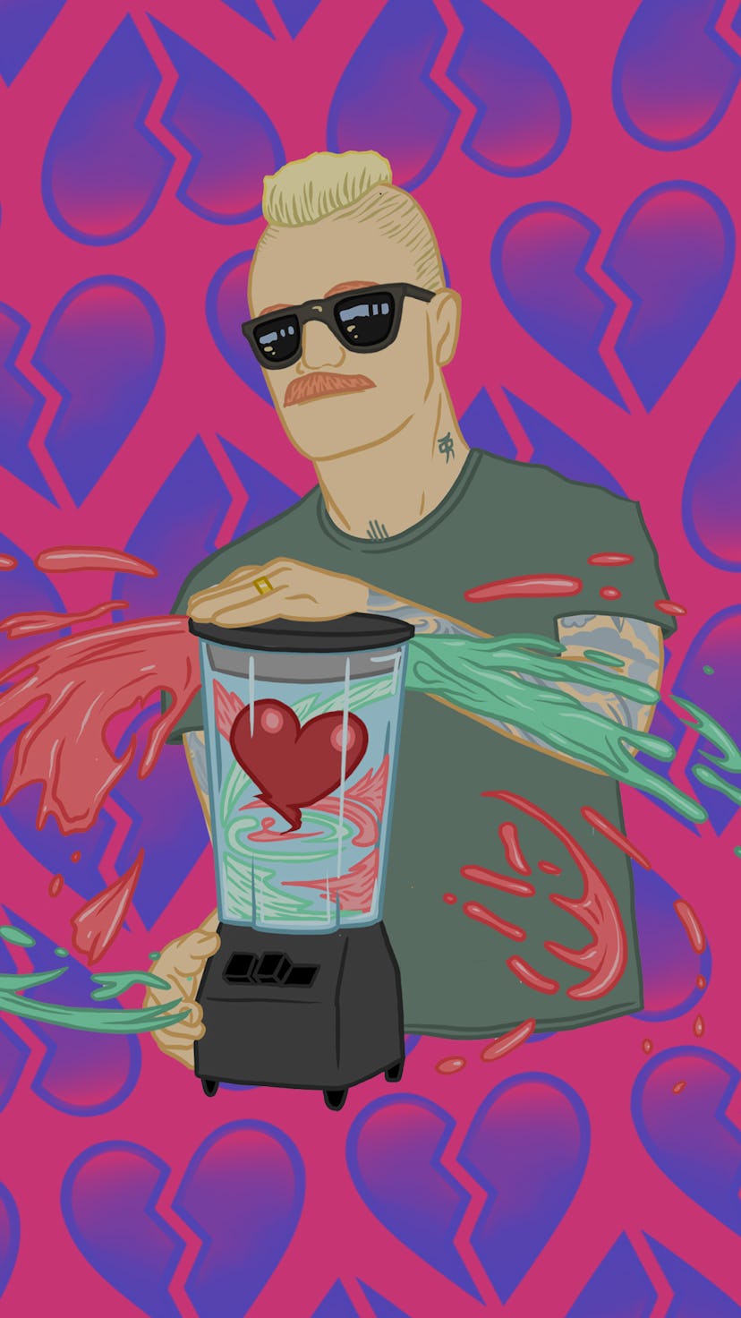 Eve 6 Guy Max Collins Heart in a Blender column illustration