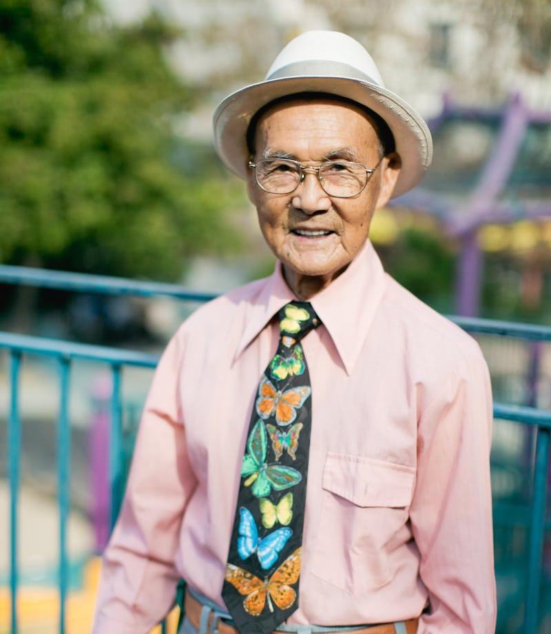 Chinatown Pretty: Stylish senior citizen photographed by Andria Lo