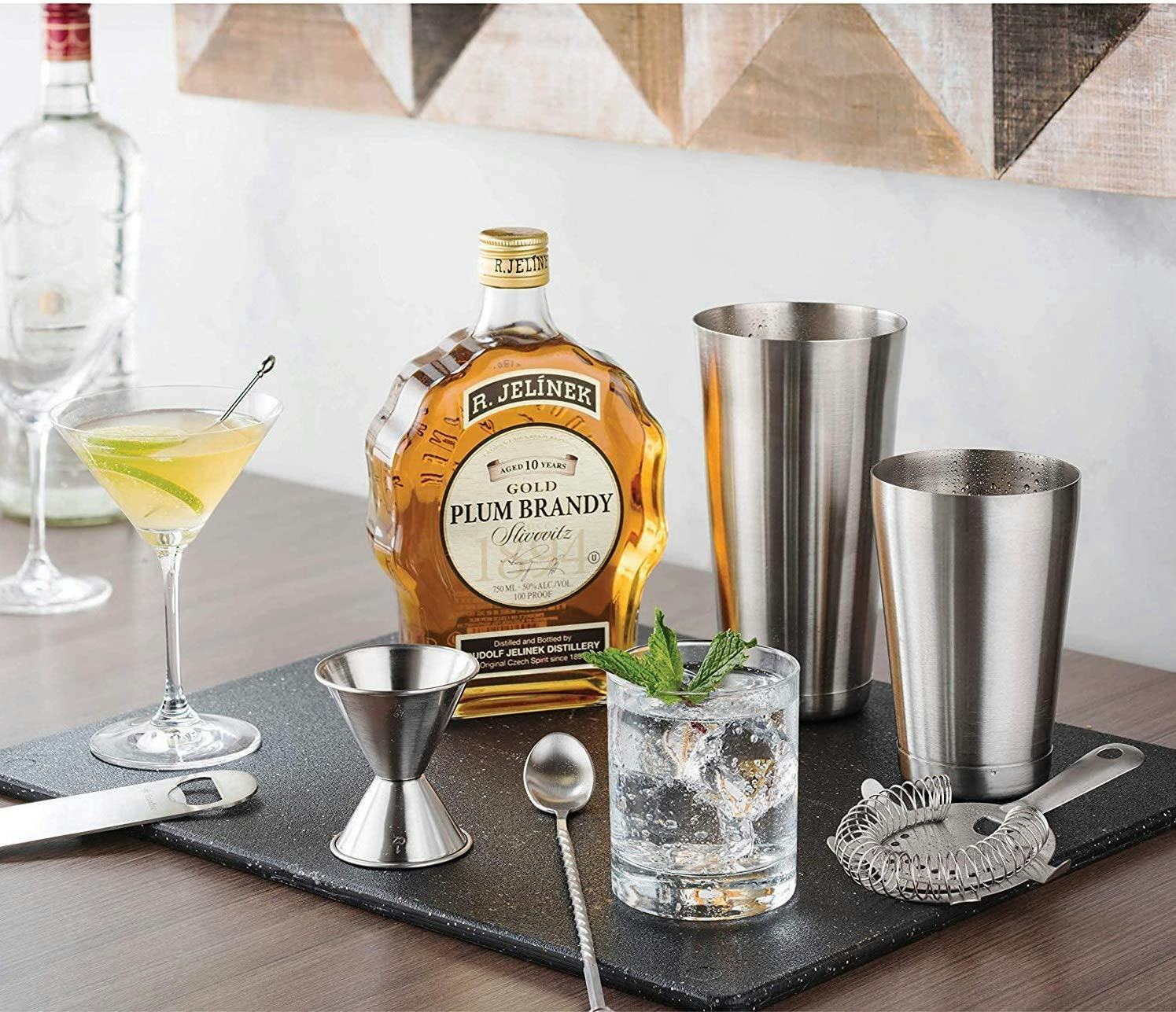 FineDine 14-Piece Cocktail Shaker Set