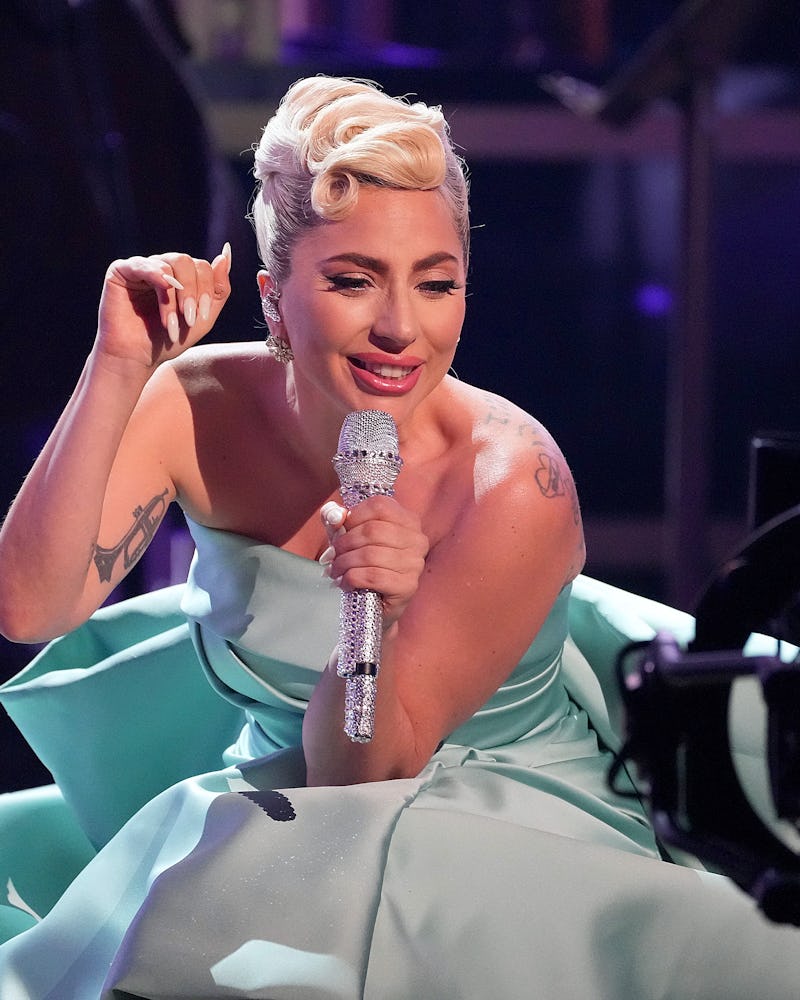 Lady Gaga performs onstage during the 64th Annual GRAMMY Awards