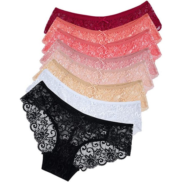 Sunm Boutique Lace Bikini Panties (8-Pack)