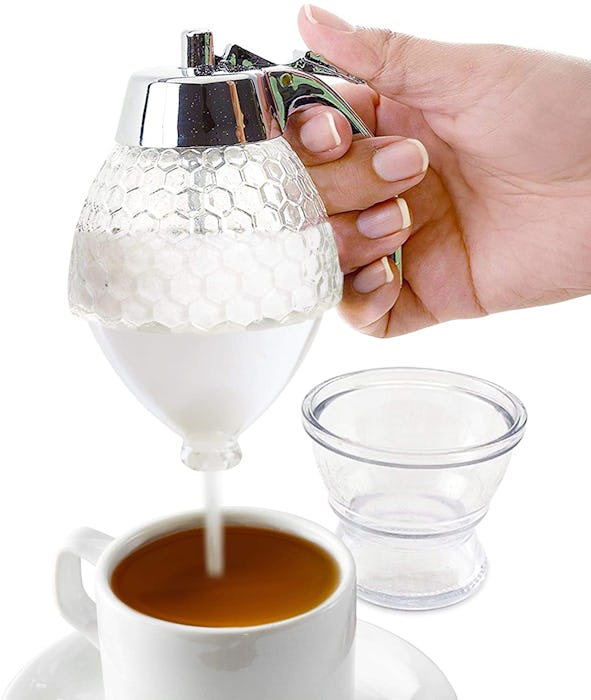 hunnibi Glass Sugar Container Dispenser