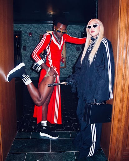 David Banda and Madonna wearing Adidas