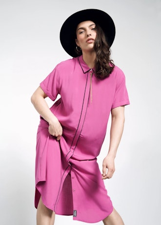 The Emperor Piped Short Sleeve Dress