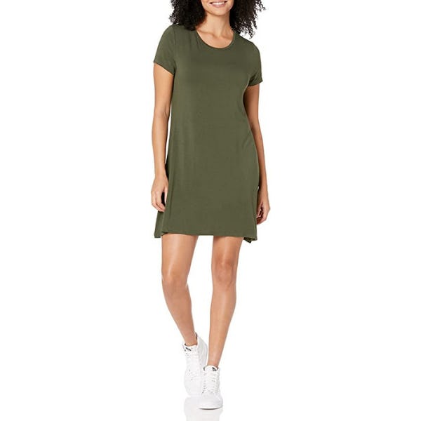 Amazon Essentials Scoop Neck Swing Dress