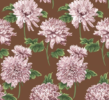 'Mums for Marion Small' Wallpaper by Sarah Jessica Parker - Writing Desk Brown