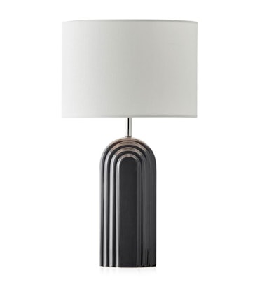 Deco Table Lamp, Glossy Graphite