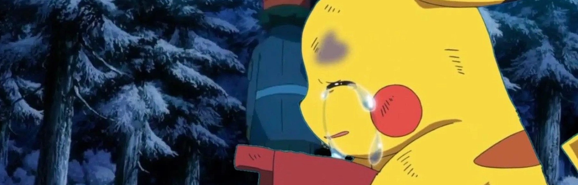pikachu crying