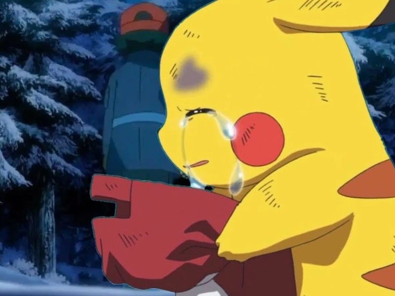 pikachu crying