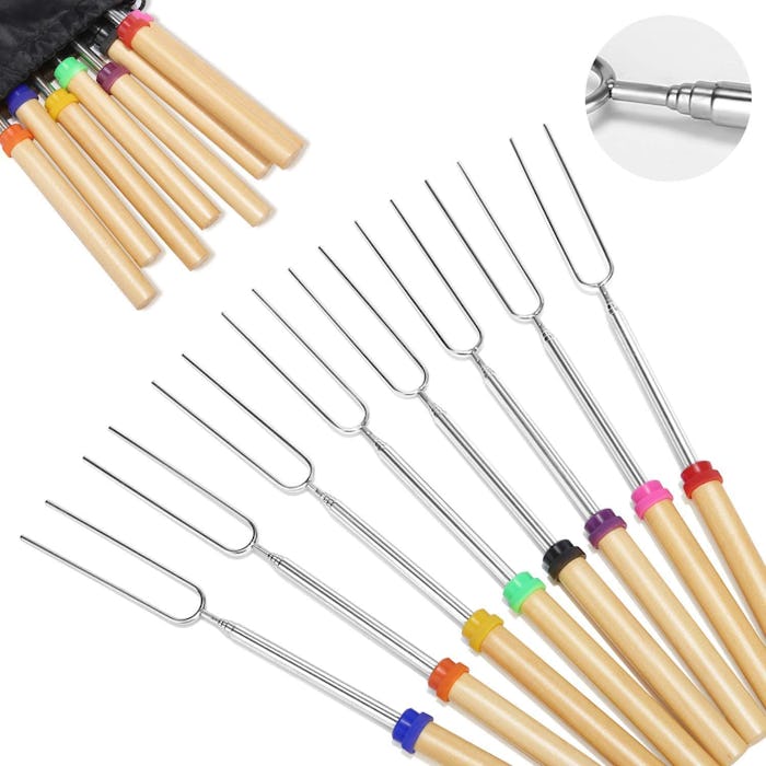 Hadoife Marshmallow Roasting Sticks (8-Pack)