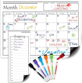 kedudes Magnetic Dry Erase Calendar Set