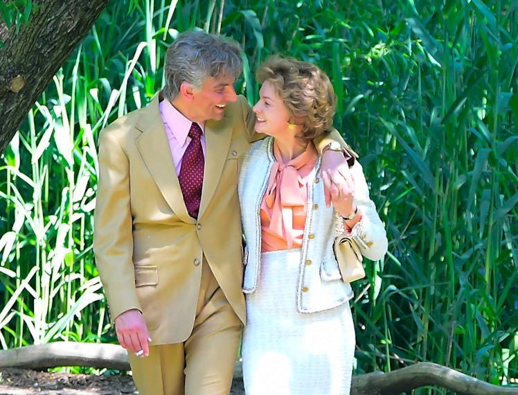 Bradley Cooper and Carey Mulligan in old age makeup. 