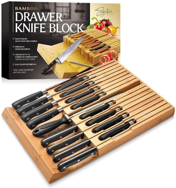 Signature Living Knife Drawer Organizer Insert 