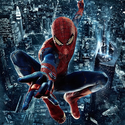 The movie poster for The Amazing Spider-Man