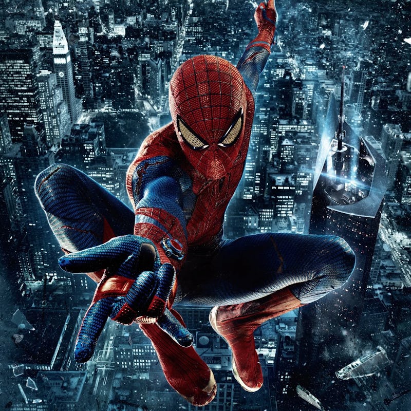 The movie poster for The Amazing Spider-Man
