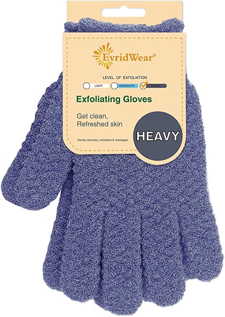 Evridwear Exfoliating Dual Texture Bath Gloves