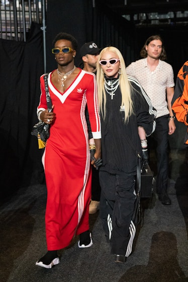 David Banda and Madonna wearing Adidas