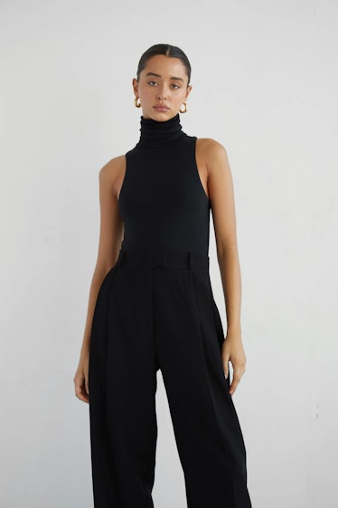 Re Ona Turtleneck Sleeveless Bodysuit