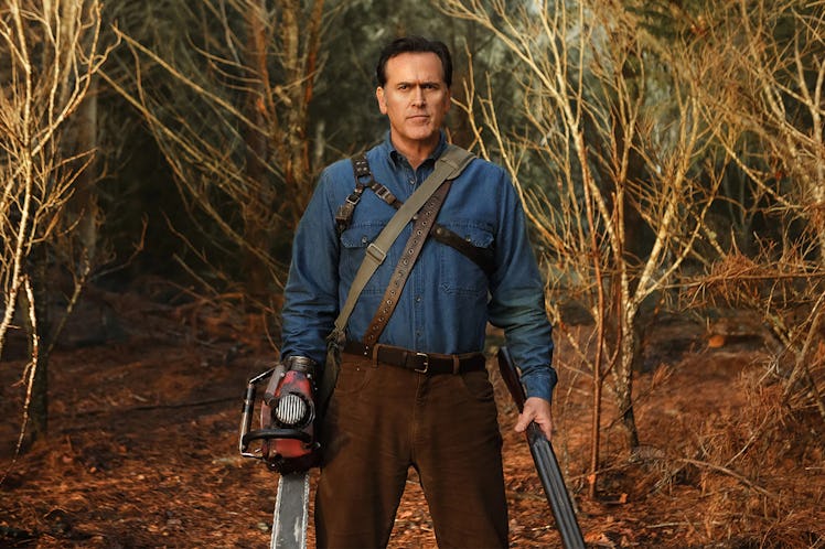 Bruce Campbell as Ash Williams in Ash vs Evil Dead