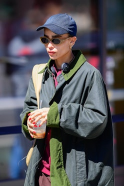 Zoë Kravitz's Trench Coat Outfit Is Her Go-To Springtime Look