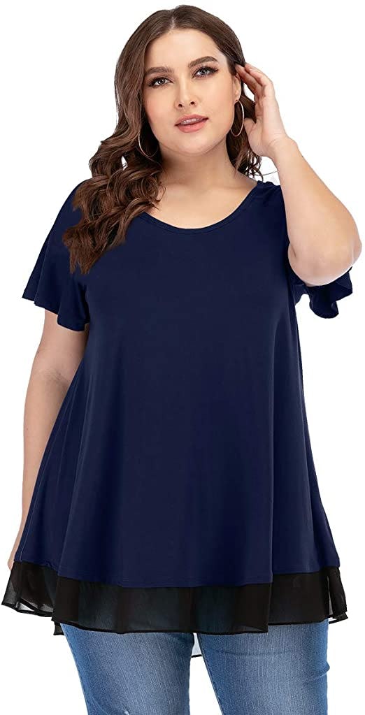 LARACE Short-Sleeve Flowy Shirt