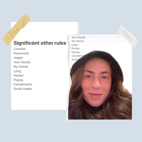 Victoria Paris participated in the "Rules For Dating" TikTok trend.