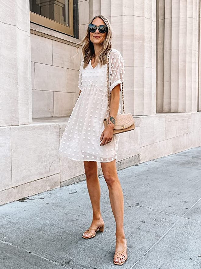 KIRUNDO Short Sleeves Mini Dress