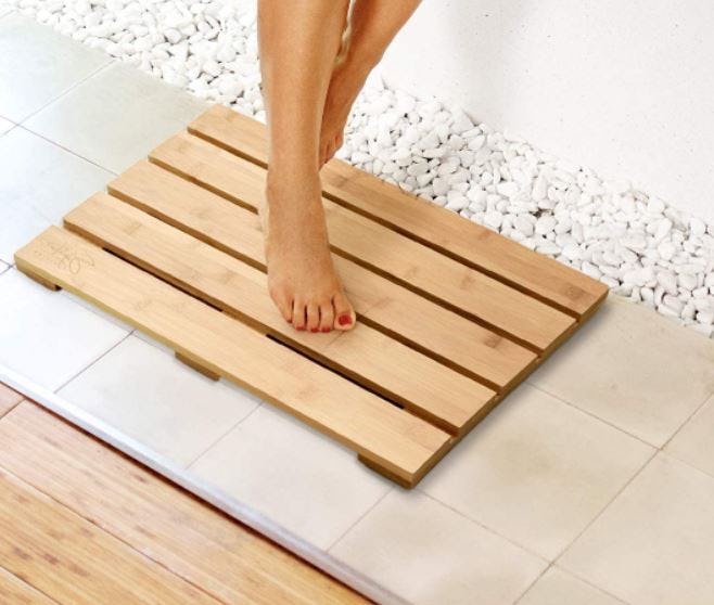 Signature Living Bamboo Bath Mat